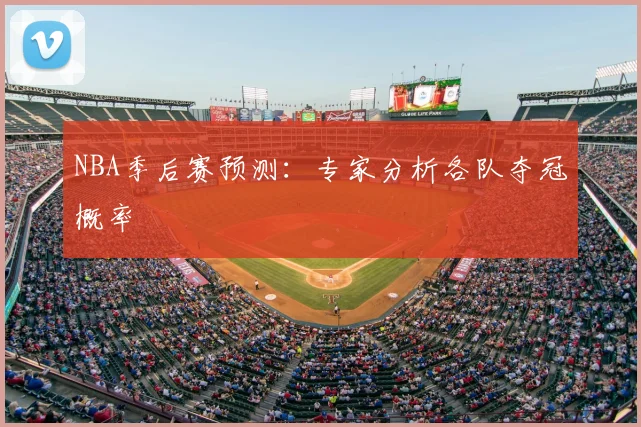 NBA季后赛预测:专家分析各队夺冠概率